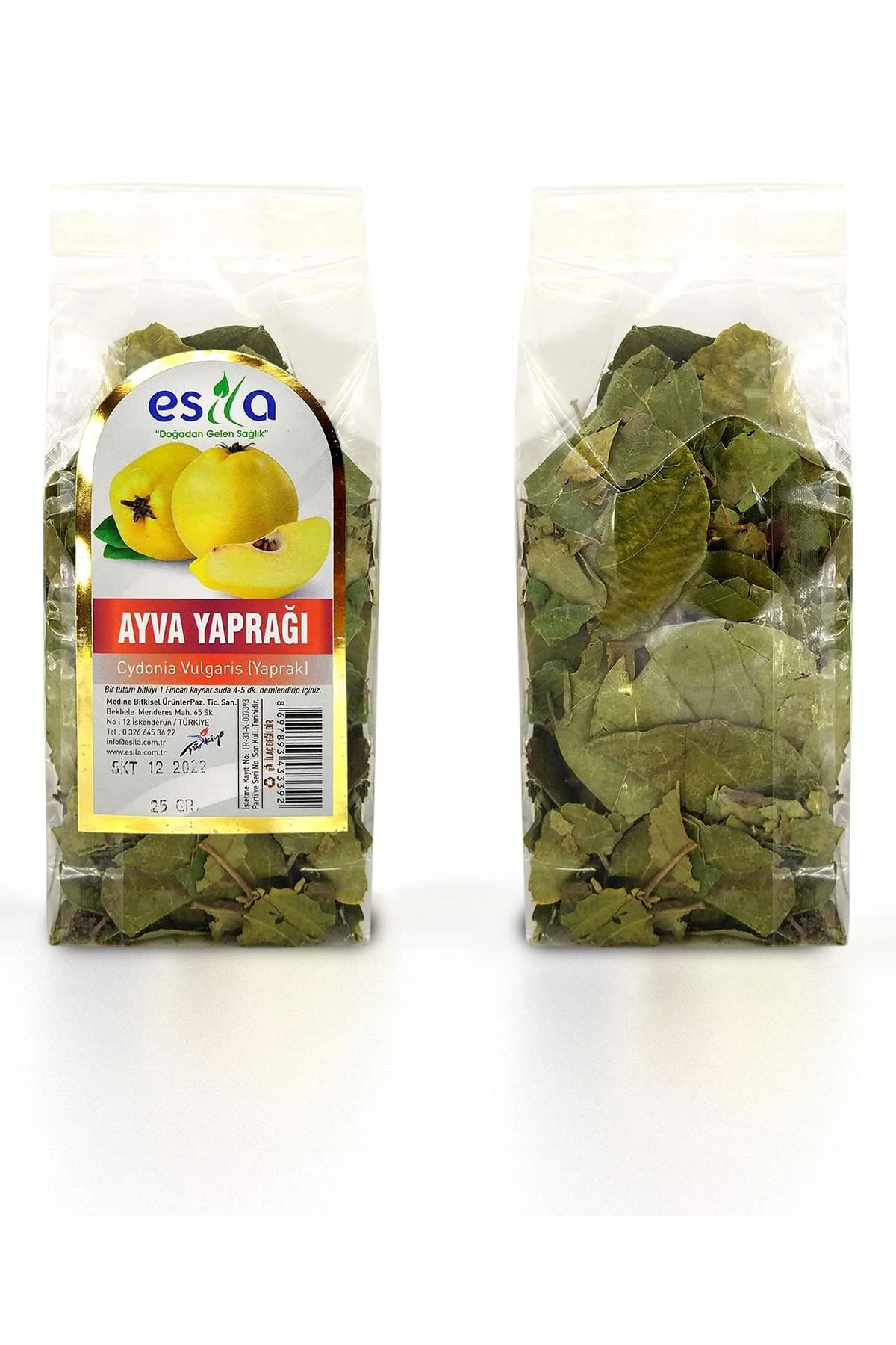Esila Glutensiz Ayva Yaprağı Tane Ayva Yaprağı 25 gr