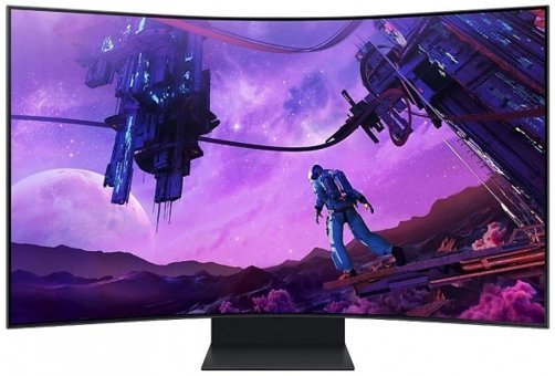 Samsung Odyssey Ark LS55BG970NUXUF 165 Hz 1 ms 54.6 inç 4K Kavisli Ekran VA Hoparlörlü HDMI Freesync 3840 x 2160 px LED Oyuncu Monitör