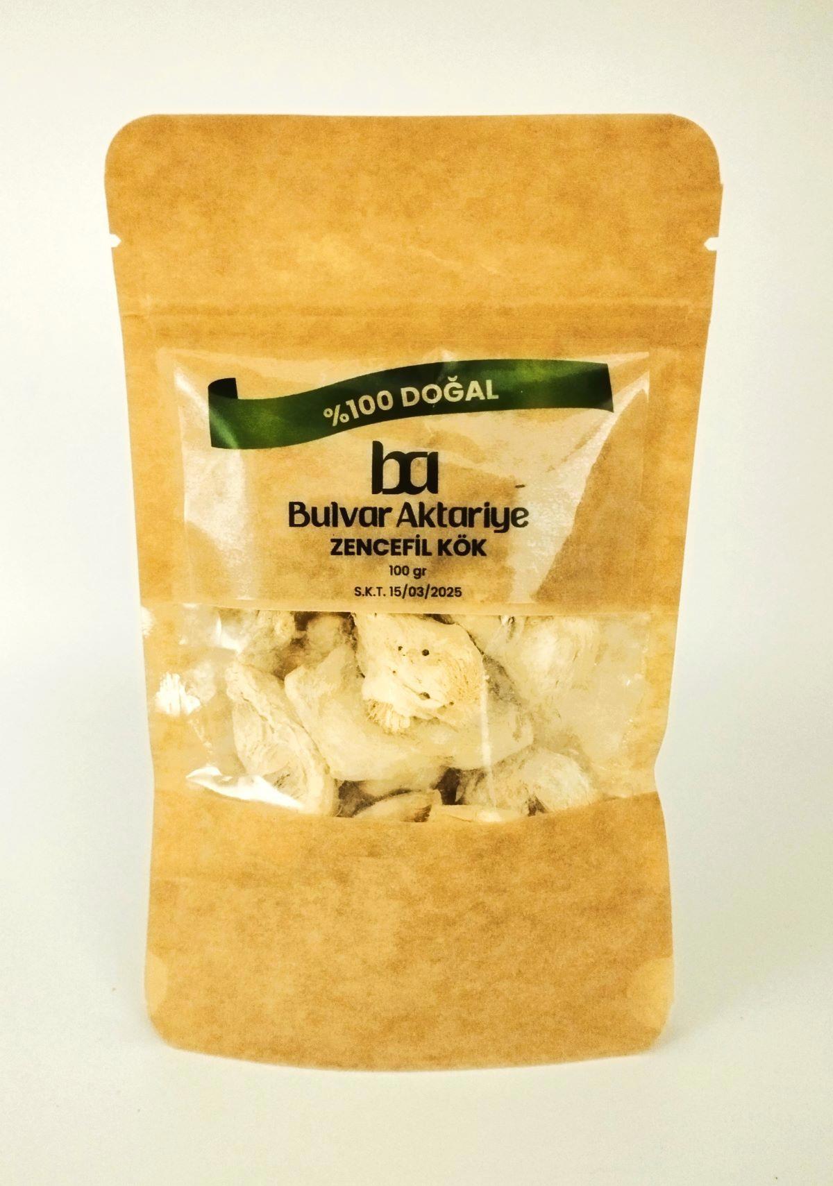 Bulvar Aktar Vegan Kök Zencefil Tane 100 gr