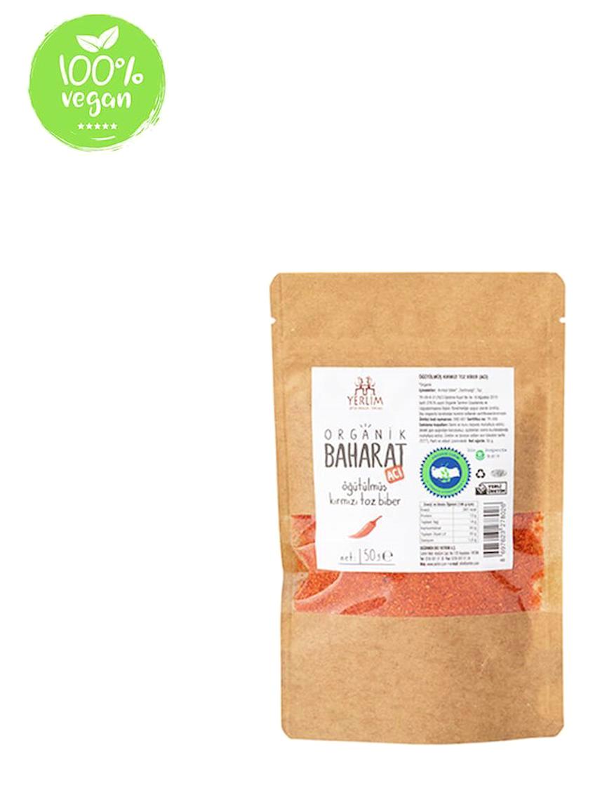Yerlim Organik Acı Toz Biber 50 gr