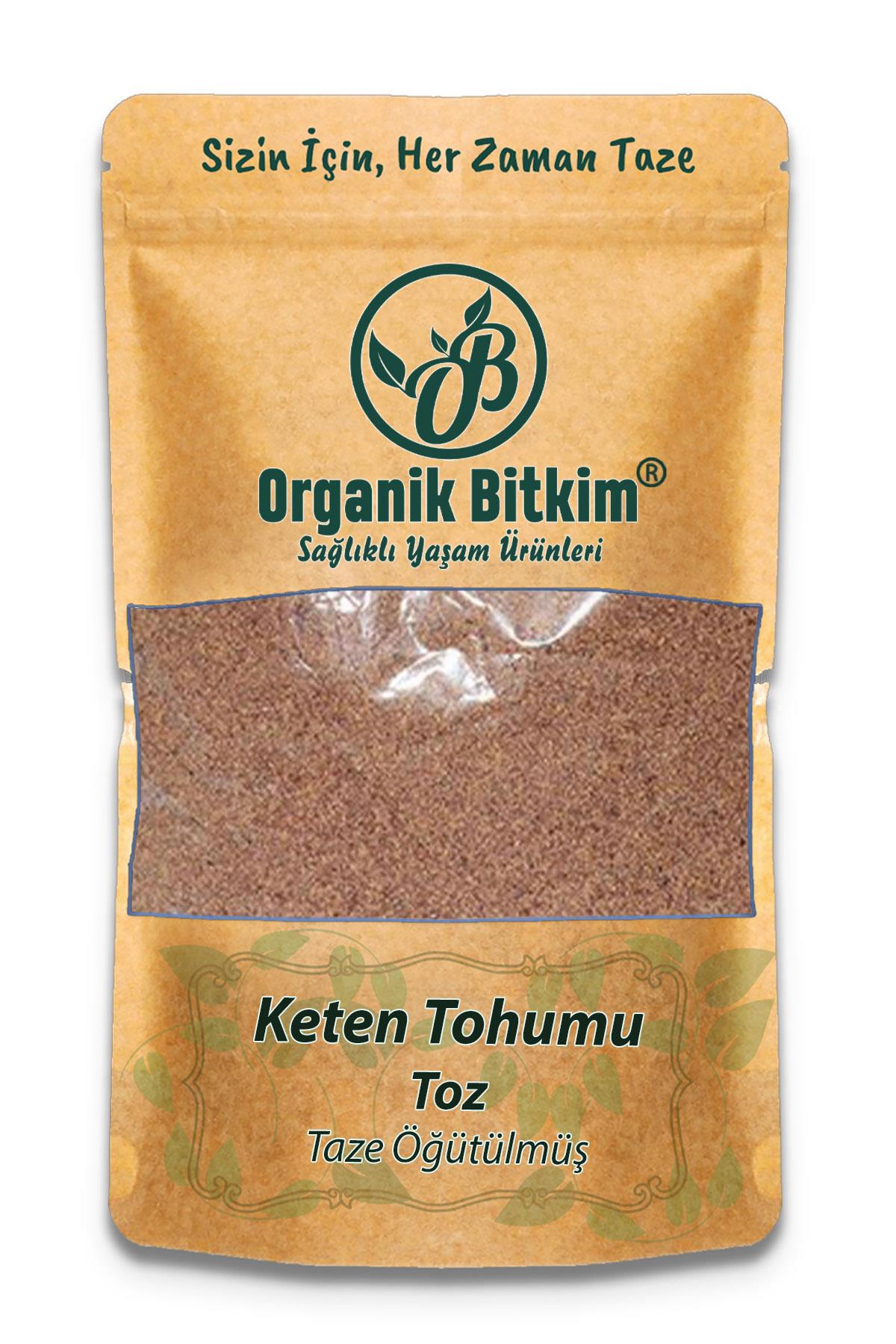Organik Bitkim Glutensiz Keten Tohumu Toz 500 gr