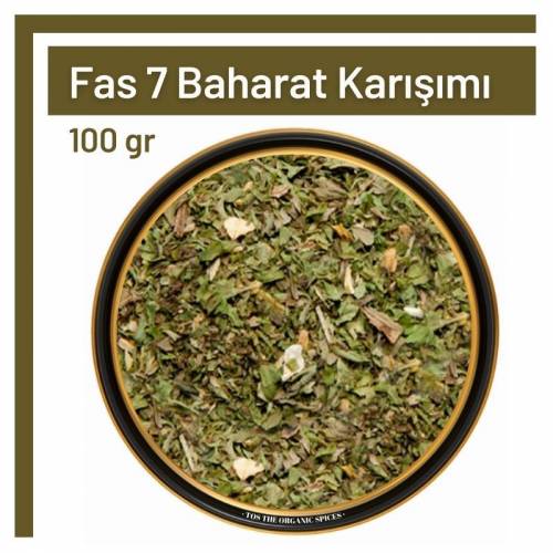 Tos The Organic Spices Fas 7 Glutensiz Baharat Karışımı Toz 100 gr