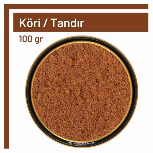 Tos The Organic Spices Glutensiz Tandır Köri Toz 100 gr