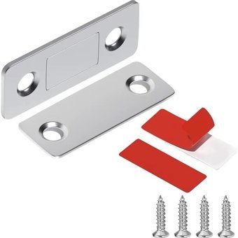 Monte Lua 8 Adet Mıknatıslı, Dolap Kapak Tutucu, Sürgülü Dolap, Çekmece Mobilya, Durdurucu, Kapatıcı, Mıknatıs, - Çift Yönlü