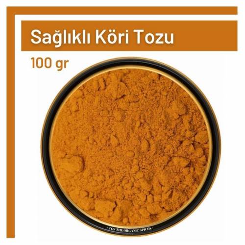 Tos The Organic Spices Sağlıklı Glutensiz Köri Toz 100 gr