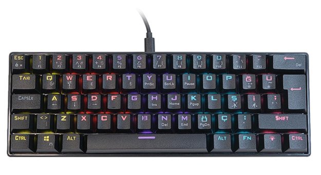 XPG Summoner Mini RGB Kablolu Switch Mavi Gaming Klavye