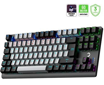 Gamepower Eva 3 60M Kablolu Switch Kırmızı Gaming Klavye