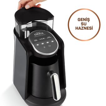 Arzum Okka Grandio OK0019-K Hazneli 0.9 lt Su Hazneli 4 Fincan Közde Kahve Tadında 735 W Türk Kahvesi Makinesi