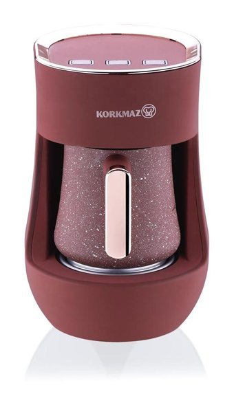 Korkmaz Otantik A865-01 1 Hazneli 3 Fincan Közde Kahve Tadında Sütlü Kahve Yapan 700 W Türk Kahvesi Makinesi