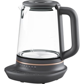 Electrolux E7GK1-8BP Cam 1.7 lt 1000 W Işıklı Modern Siyah Kettle