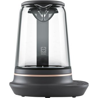 Electrolux E7GK1-8BP Cam 1.7 lt 1000 W Işıklı Modern Siyah Kettle