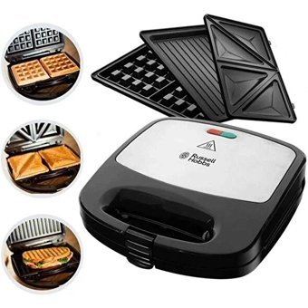 Russell Hobbs 24540-56 FIESTA 760 W Gri-Siyah Waffle Makinesi