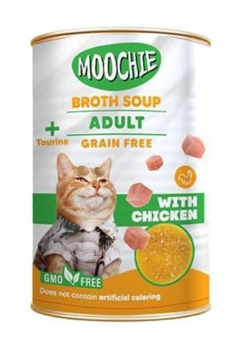 Moochie Broth Soup Et Suyu - Tavuklu Yetişkin Kedi Çorbası 135 ml