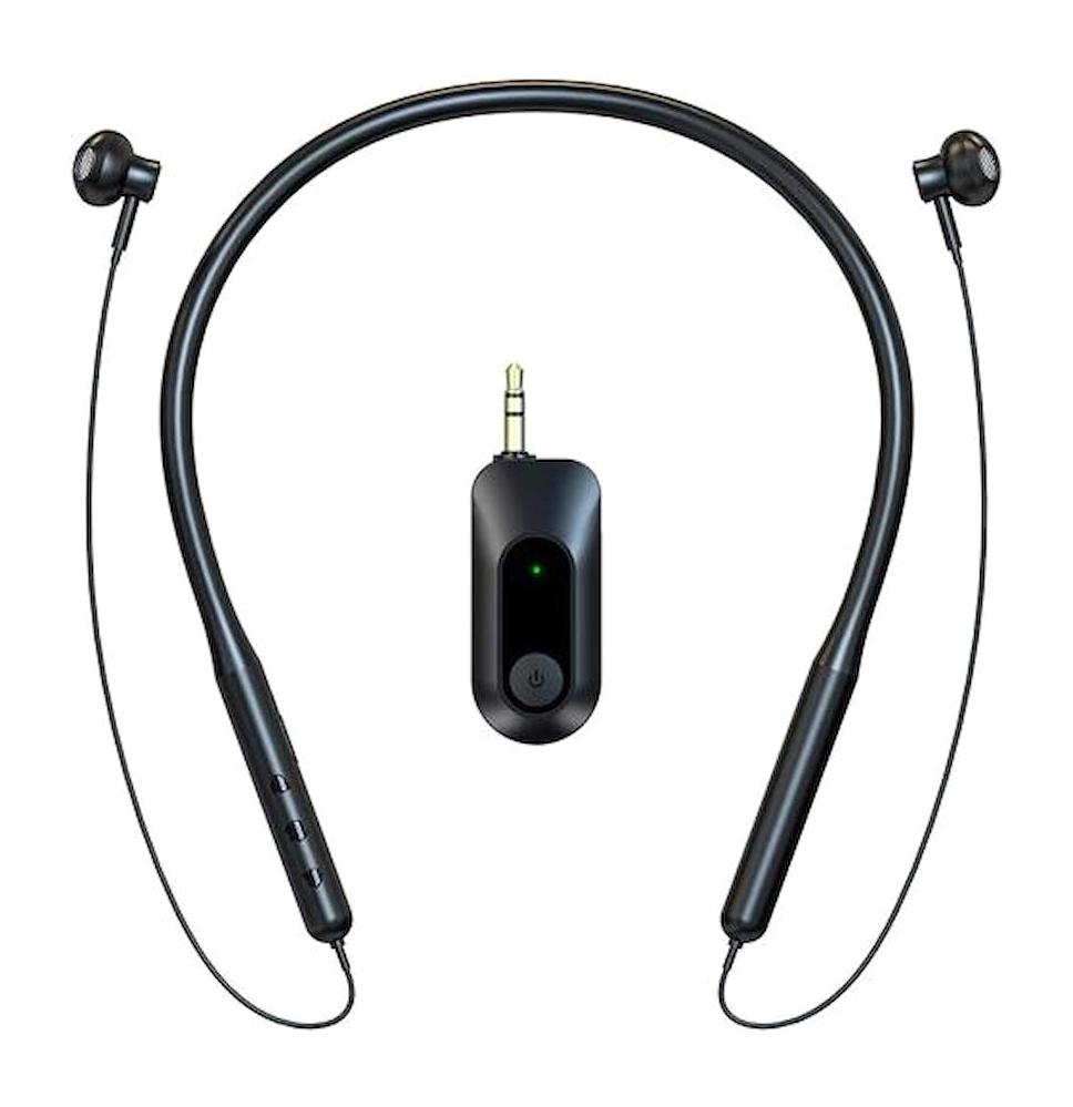 Polhammobile Boyun Askılıklı 5.0 Gürültü Önleyici Kulak İçi Bluetooth Kulaklık Siyah