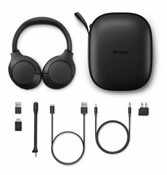 Philips TAH8507BK 5.0 Gürültü Önleyici Kulak Üstü Bluetooth Kulaklık Siyah