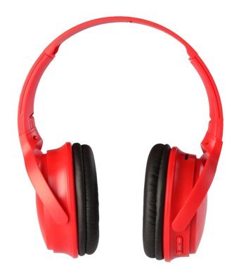 MF Product Product 0236 5.0 Kablosuz Kulak Üstü Bluetooth Kulaklık Kırmızı