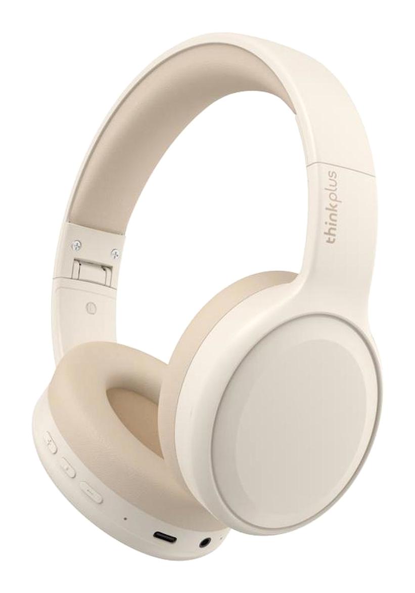 Lenovo Thinkplus TH30 5.1 Gürültü Önleyici Kablosuz Kulak Üstü Bluetooth Kulaklık Beyaz