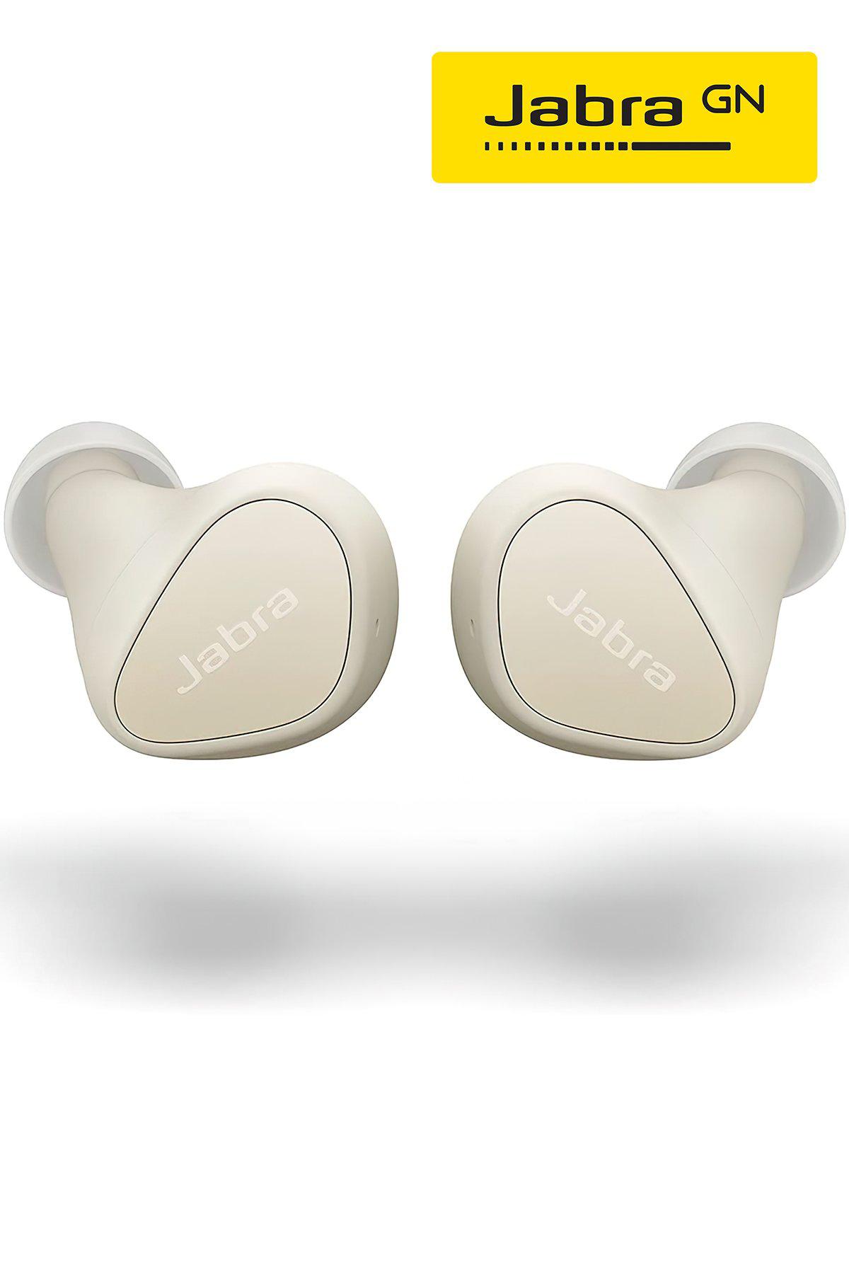 Jabra Elite 3 Su Geçirmez 5.2 Kablosuz Kulak İçi Bluetooth Kulaklık Krem