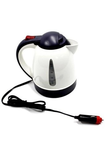 Daxom Plastik 1 lt 2400 W Işıklı Klasik Beyaz Kettle