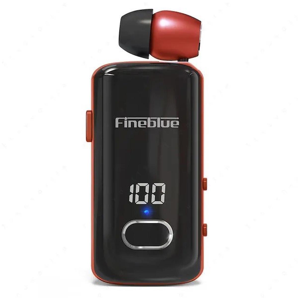 Fineblue F580 5.3 Gürültü Önleyici Kulak İçi Bluetooth Kulaklık Kırmızı