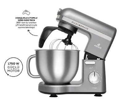 Karaca Mastermaid Chef Pro 1750 W Mutfak Robotu Gri