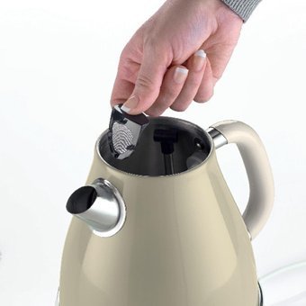Ariete Vintage 2868 Çelik 1 lt 1630 W Işıklı Vintage Bej Kettle