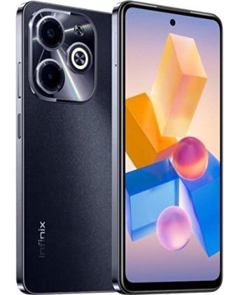 Infinix Hot 40i 128 GB Hafıza 4 GB Ram 6.56 inç 50 MP Çift Hatlı IPS LCD Ekran Android Akıllı Cep Telefonu Siyah