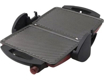 Sunny Serna Gusto Alüminyum 2000 W Kırmızı Tost Makinesi