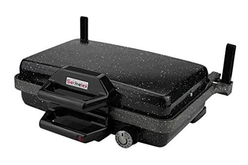Sermelex Silex Grill Granit 2000 W Antrasit Gri Tost Makinesi