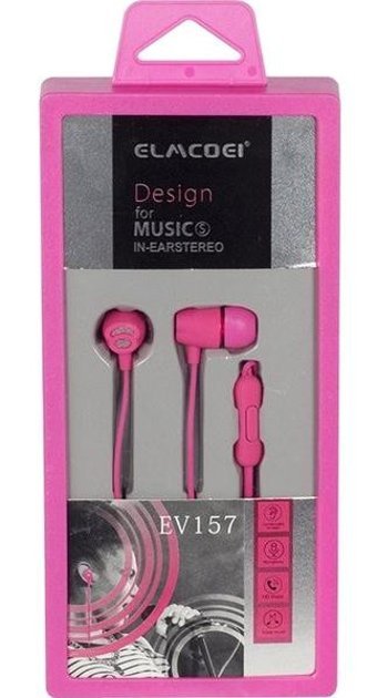 Powermaster EV-157 Kablolu Kulaklık Pembe