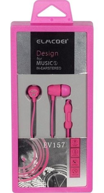 Powermaster EV-157 Kablolu Kulaklık Pembe