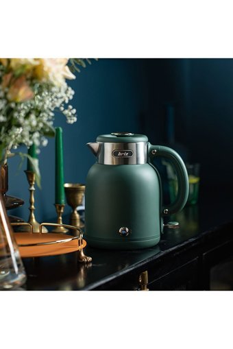 Briz BR1040 Paslanmaz Çelik 1.5 lt 2000 W Retro Yeşil Kettle