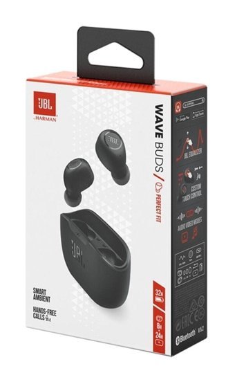 JBL Wave Buds Tws Kulak İçi Bluetooth Kulaklık Siyah