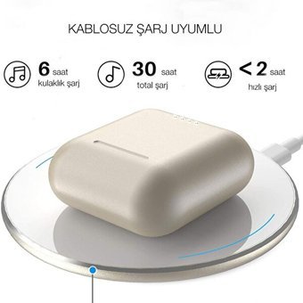Tozo T6 Kulak İçi Bluetooth Kulaklık Gold