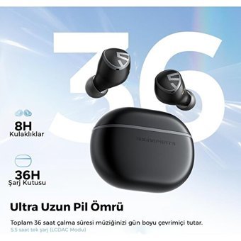 Soundpeats Mini Hs Kulak İçi Bluetooth Kulaklık Siyah