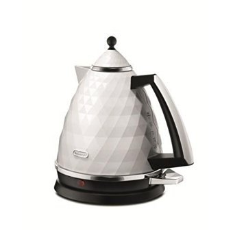 Delonghi KBJ2001.BK Çelik 1.7 lt 2000 W Işıklı Retro Beyaz Kettle