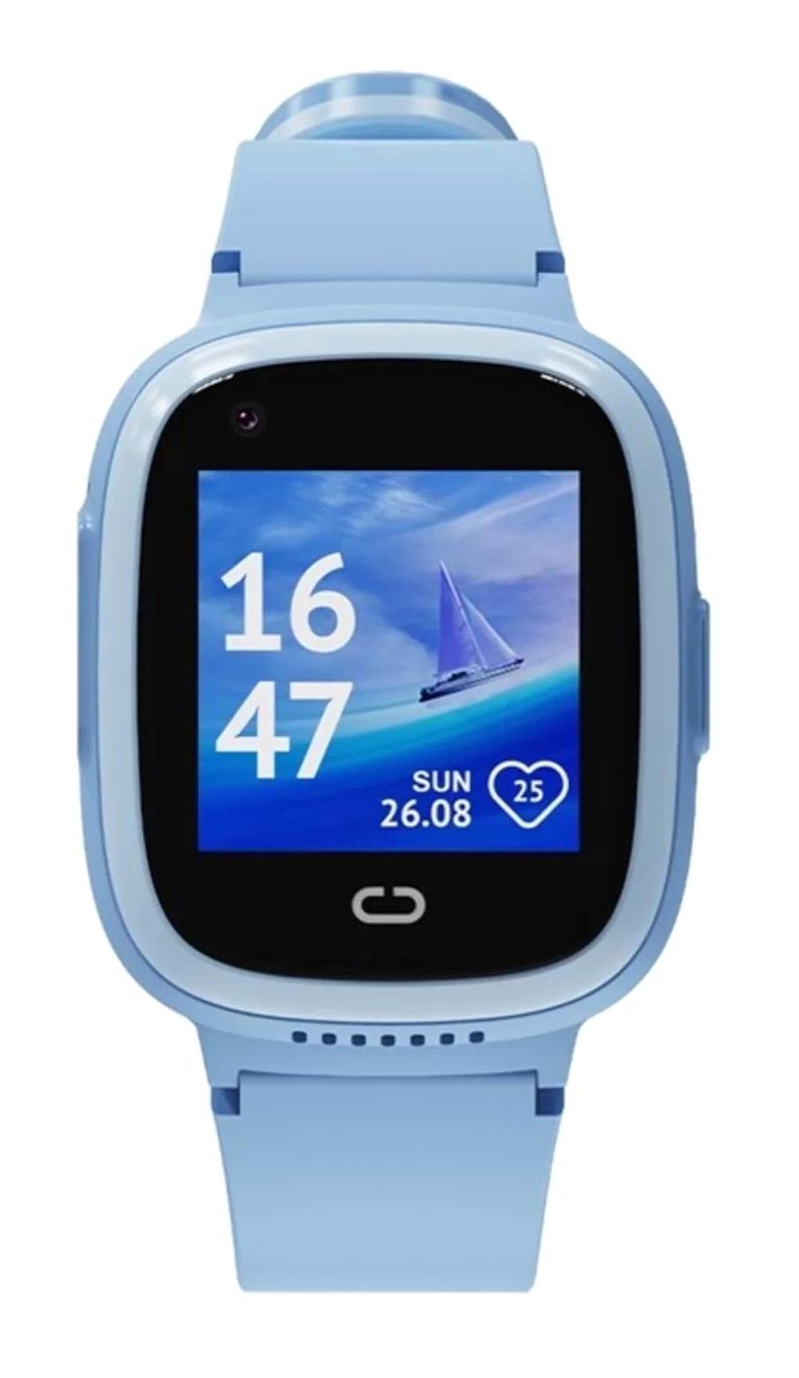 Slazenger SL.09.2158.5.02 Silikon Kordon Kare Kameralı Sim Kartlı Unisex Çocuk Akıllı Saat Mavi