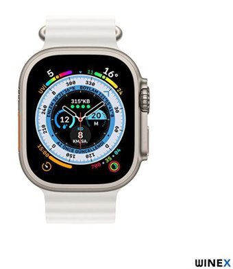 Winex GS8 Ultra Akıllı Saat Gümüş