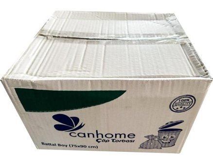 Canhome Büyük Boy 75x90 cm 10x20 Adet Çöp Poşeti