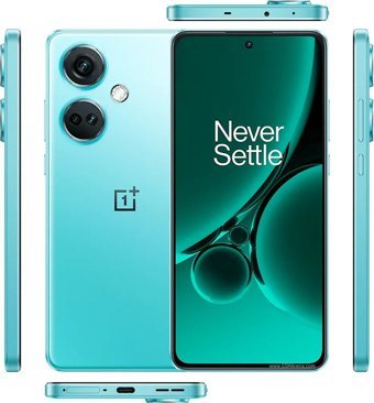 OnePlus Nord CE 3 128 GB Hafıza 8 GB Ram 6.7 inç 50 MP Çift Hatlı AMOLED Ekran Android Akıllı Cep Telefonu Mavi