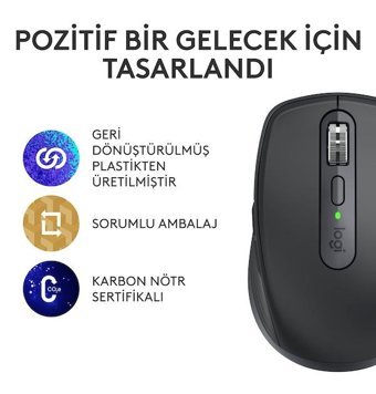 Logitech MX Anywhere 3S Kablosuz Yatay Mouse