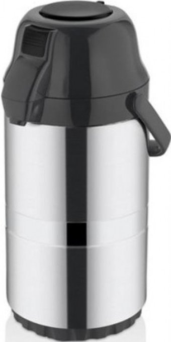 Cooker CKR-2042 Paslanmaz Çelik 1.7 lt Çaydanlık Termos Siyah