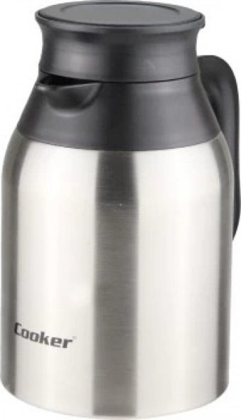Cooker CKR-2086 Paslanmaz Çelik 1.5 lt Çaydanlık Termos Gri
