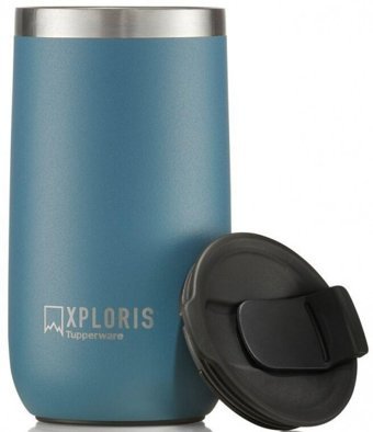 Tupperware Xploris Paslanmaz Çelik 350 ml Bardak Termos Yeşil