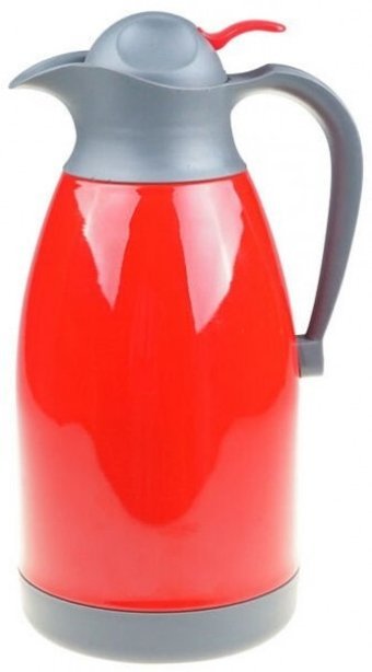 Bambum Aspira Paslanmaz Çelik-Plastik 2 lt Çaydanlık Termos Kırmızı