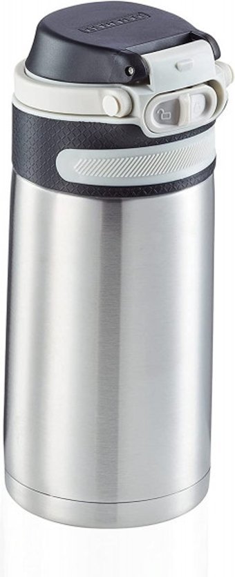 Leifheit Flip Insulating 350 ml Bardak Termos Gri