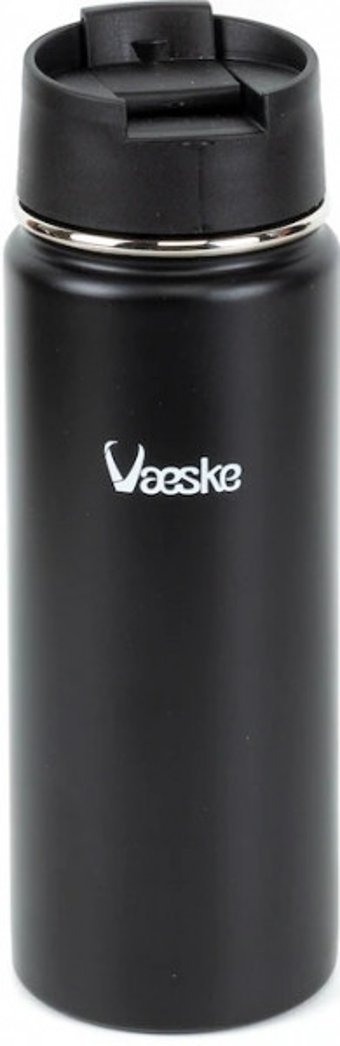 Vaeske Paslanmaz Çelik 540 ml Bardak Termos Siyah