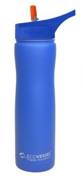 EcoVessel Summit Paslanmaz Çelik 750 ml Outdoor Termos Mavi