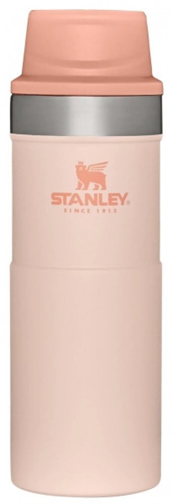 Stanley Klasik Trigger-Action Paslanmaz Çelik 470 ml Bardak Termos Pembe