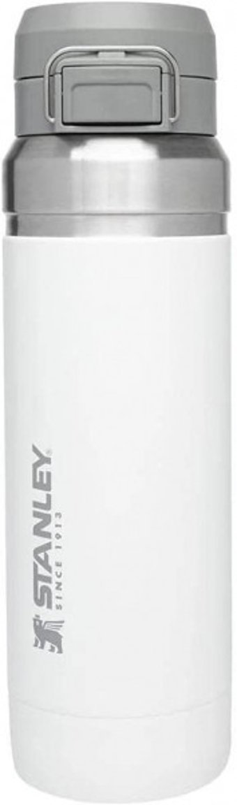 Stanley Go Quick Flip Water Bottle Paslanmaz Çelik 1 lt Outdoor Termos Beyaz